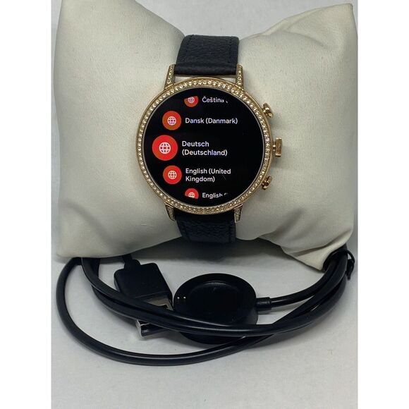 Fossil Gen 4 Authentic Digital Dial Smart Watch Custom Band FTW6030 DC143 - Picture 1 of 12